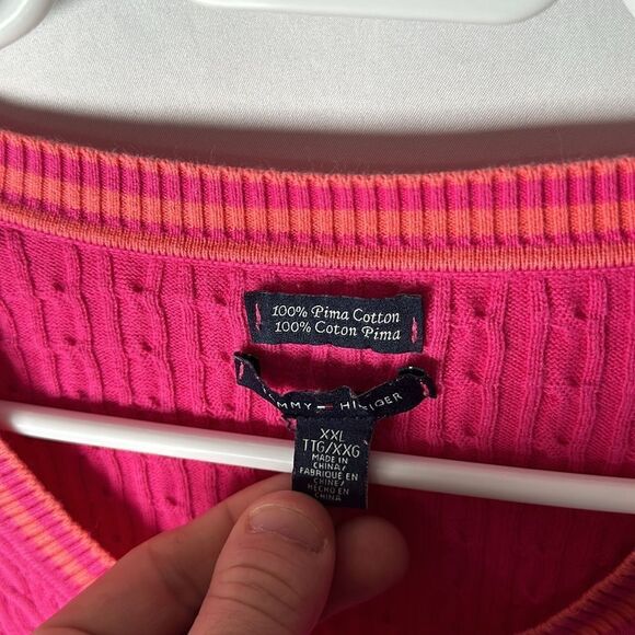 Women’s Tommy Hilfiger v neck sweater XXL - Picture 3 of 3